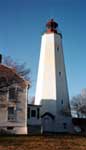 Sandy Hook Lighthouse - The oldest, original structure still functioning as a navigational beacon in the USA